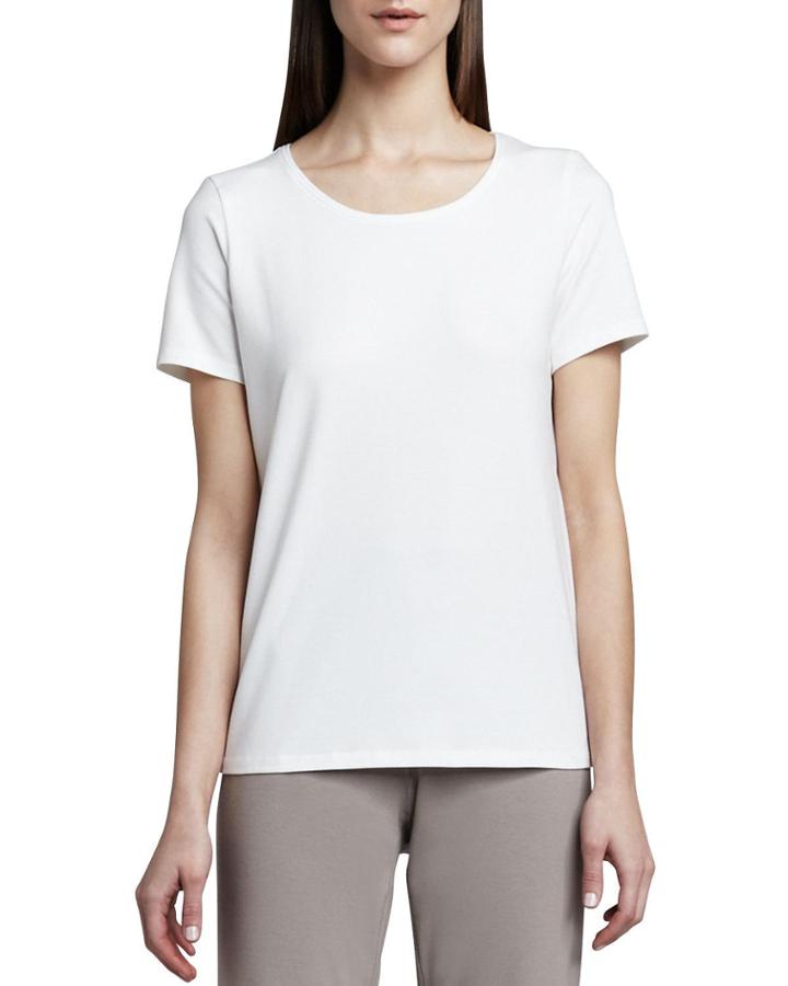Petite Stretch Organic Cotton Tee