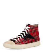 Men's Plaid Strummer High-top