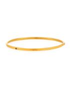 24k Constellation Bangle With Three Black Diamonds