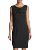 Cowl-neck Draped-back