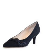 Suede Pointed Dress Pumps