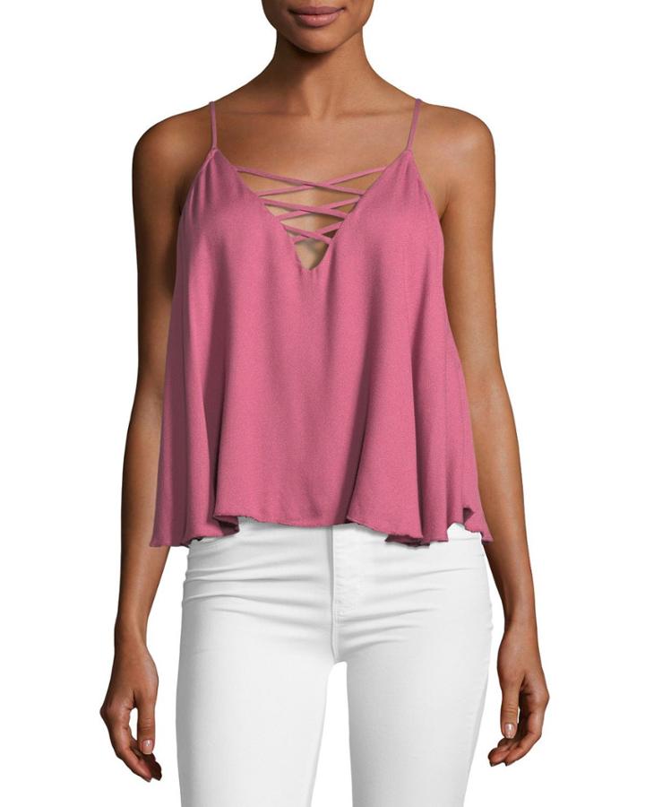 Lace-up Sleeveless