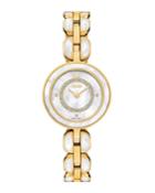 Fendi My Way 28mm Diamond Watch W/ Mother-of-pearl, Gold