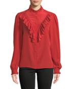 Taccora Button-down Ruffle