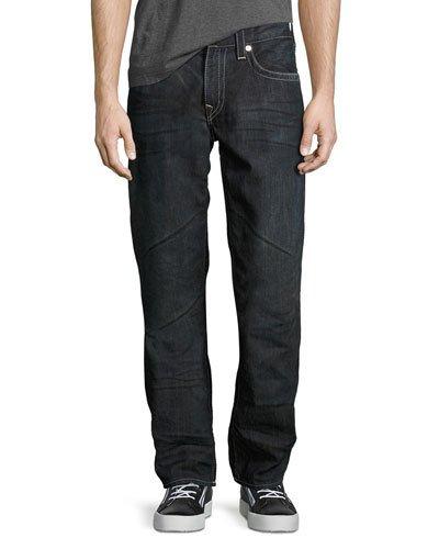 Straight-leg Cotton Denim Jeans, Canyon Diablo