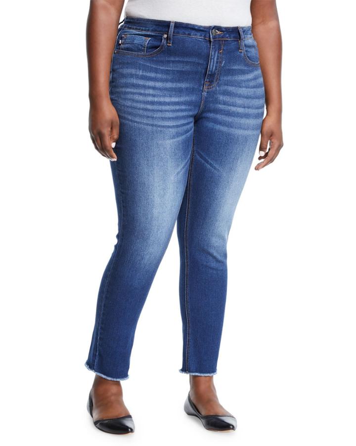 Jagger Open-hem Skinny Jeans,