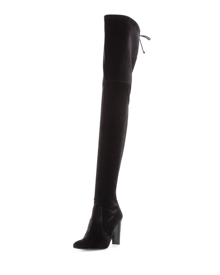 Alllegs Ultrastretch Velvet Over-the-knee Boot