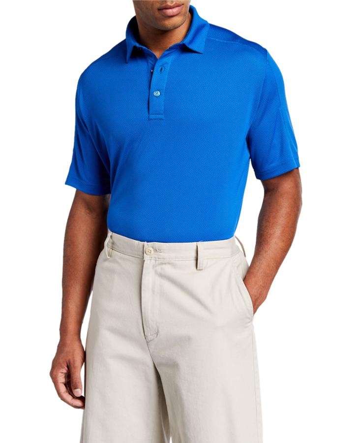 Men's Dot Texture Polo