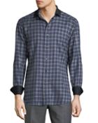Men's Long-sleeve Fitted Flannel