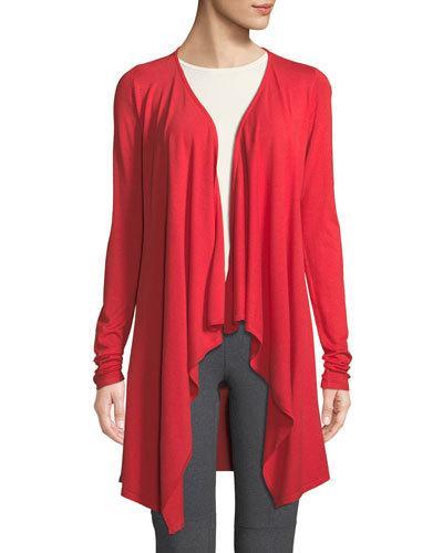 Lena Cascading Wrap Cardigan