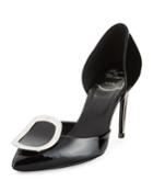 Sexy Choc D'orsay 85mm Pumps, Black