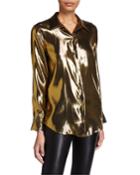 Burnel Metallic Button-down