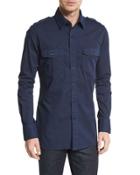 Military-style Washed Twill Sport