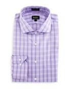 Classic-fit Wrinkle-free Oxford Check Dress
