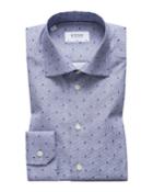 Men's Slim Fit Neat Print Dress