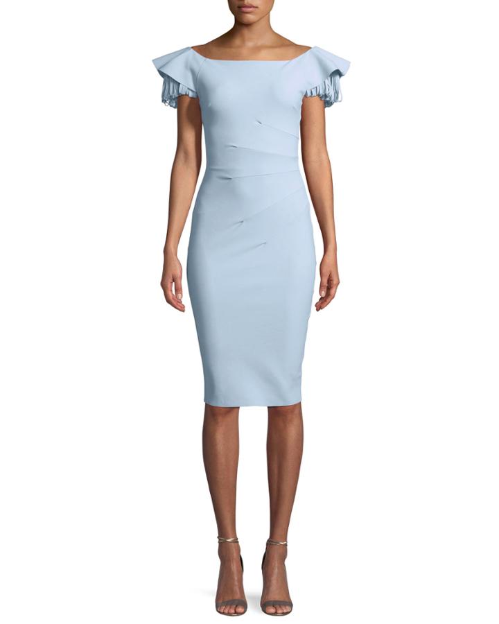 Julienne Tiered-sleeve Cocktail