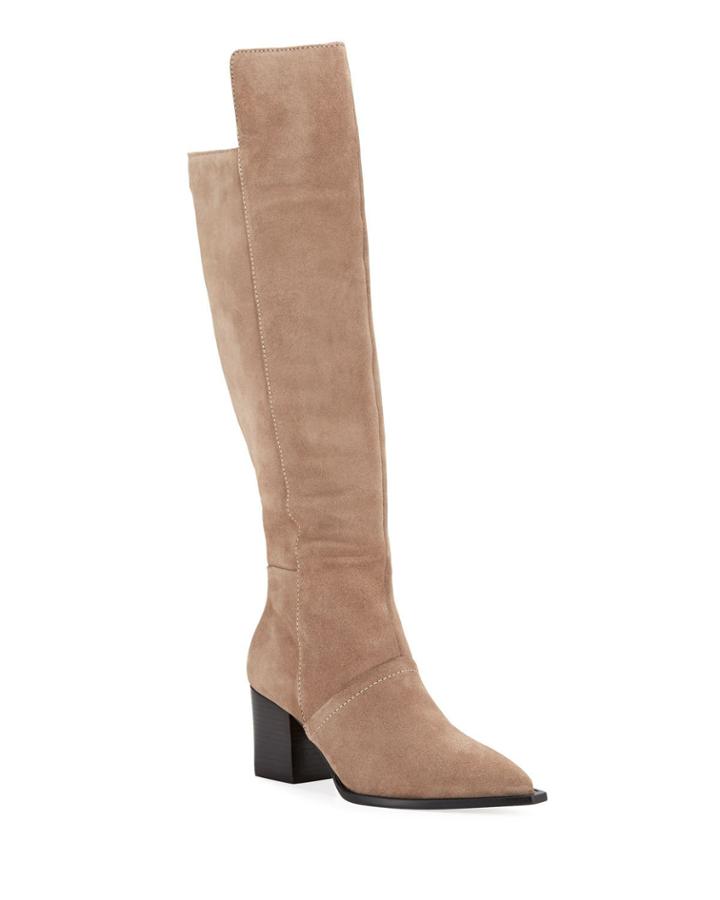Revena Suede Over-the-knee Boots