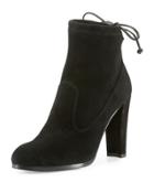 Catch Suede Bootie With Ankle Tie
