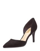 Tatianna Faux-suede D'orsay Pumps