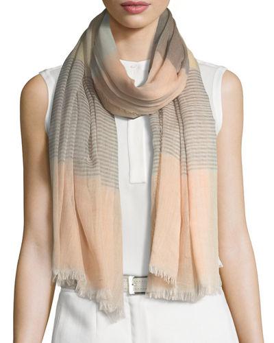 Sheer Striped Fringe