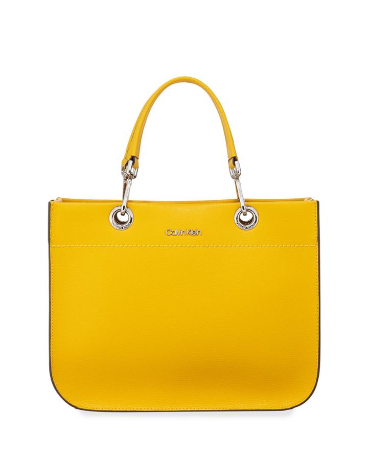 Sandra Leather Satchel Tote Bag