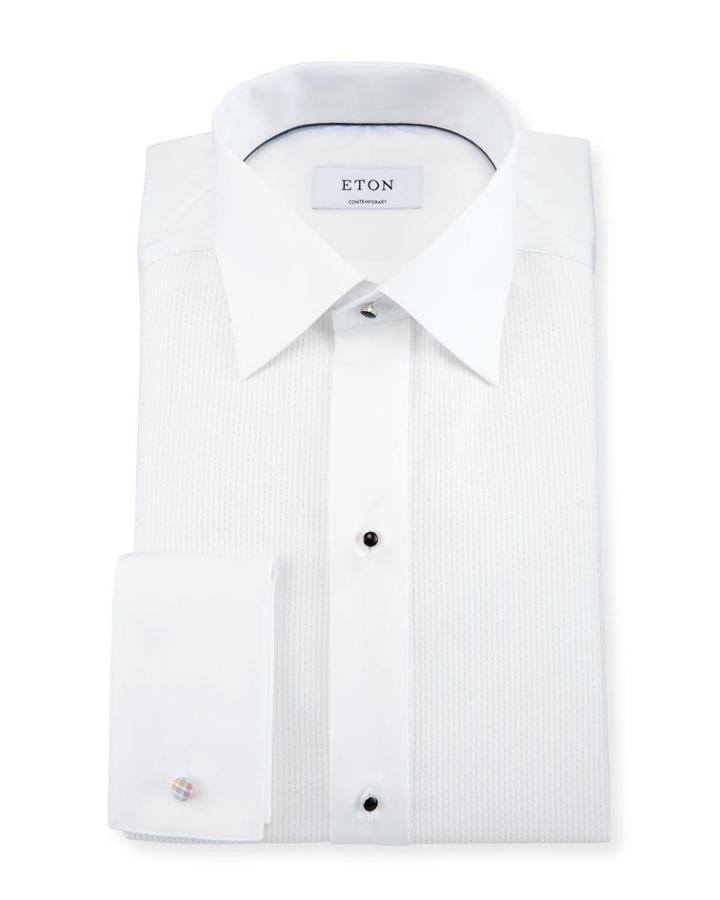 Contemporary-fit Metallic-stripe Formal