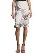 Selin Floral Ruffle-hem