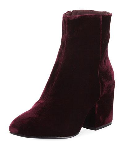 Erika Crushed Velvet Bootie