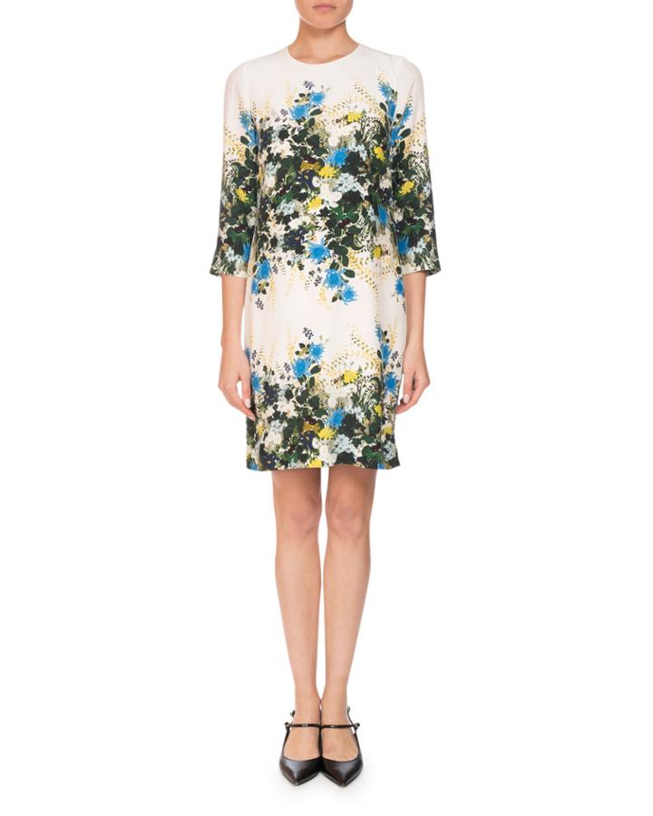 Emma 3/4-sleeve Mariko Meadow Floral