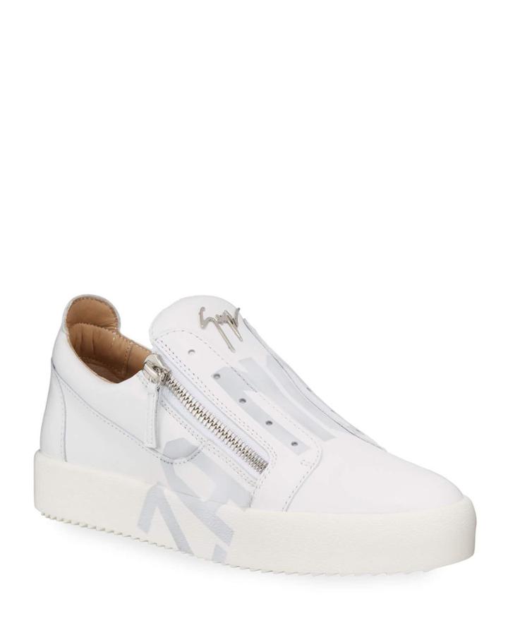 Men's Dual-zip Leather