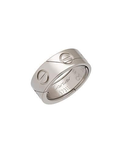 Secret Astro Love 18k White Gold Puzzle Ring,