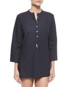 Lisa Embellished Coverup Tunic