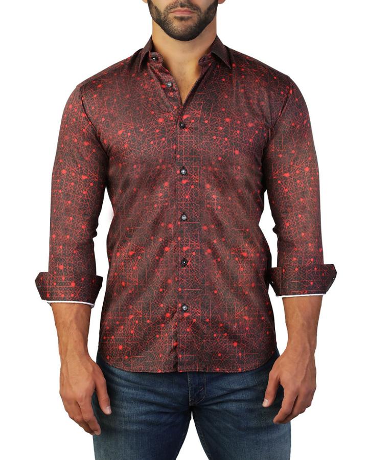 Men's Fibonacci Connected Dots