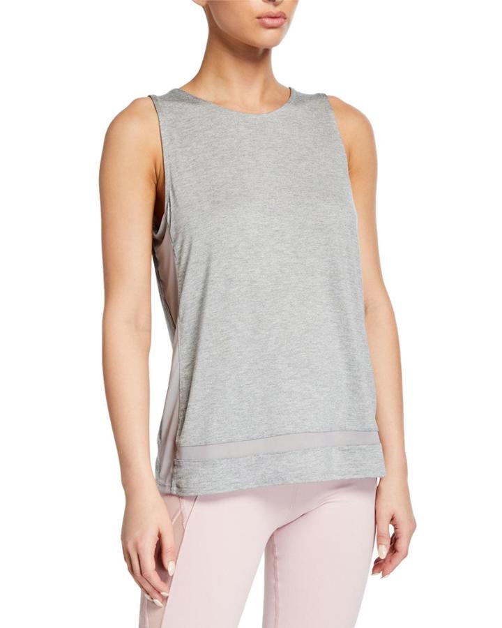 Jersey Mesh Panel Tank