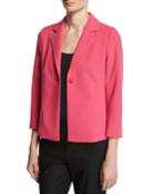 Relaxed 3/4-sleeve Jacket, Pink