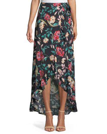 Waves For Days Floral-print Wrap