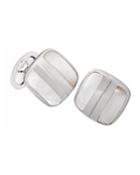Deco Cushion Mother-of-pearl Cufflinks