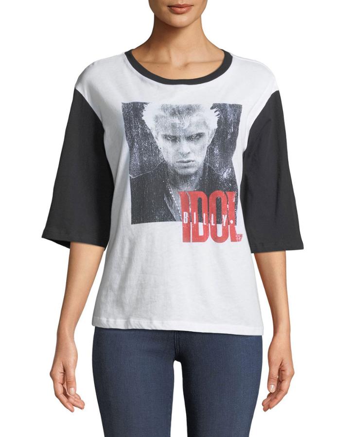 Billy Idol Graphic Raglan T-shirt