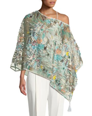 3d-mesh Floral Topper