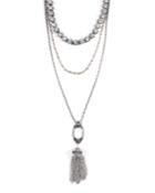 Lillet Long Layered Tassel Necklace