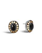 Dot Black Onyx Cabochon