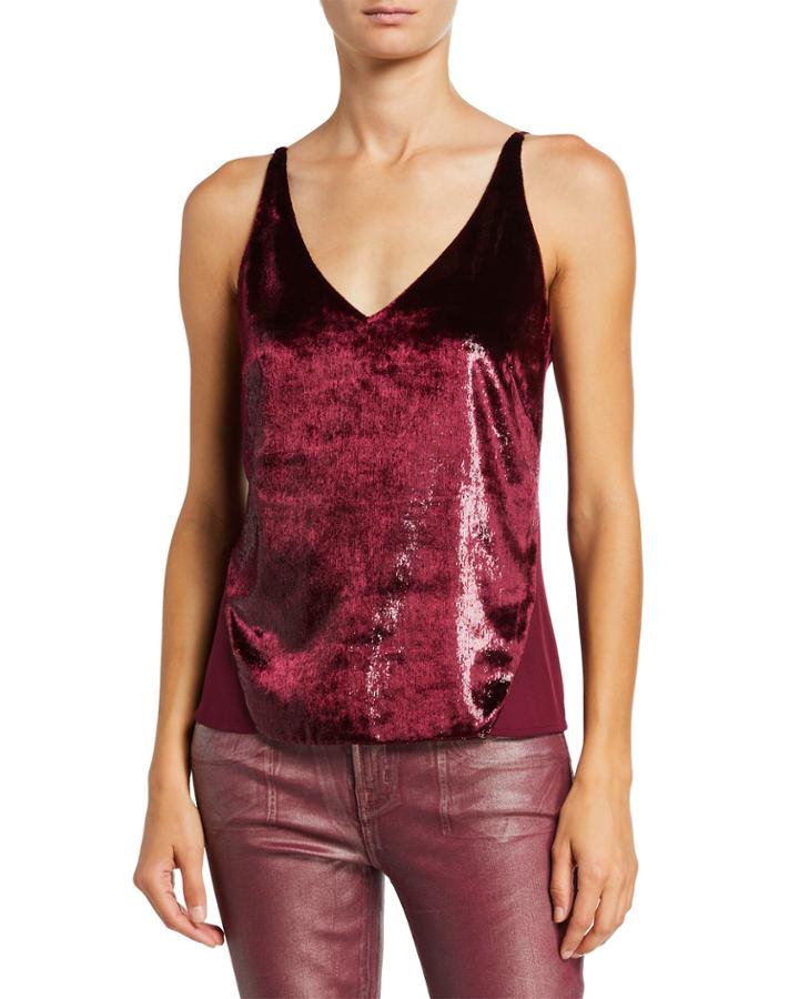 Lucy Velvet V-neck Cami