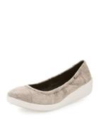 F-pop&trade; Leather Ballerina Flat