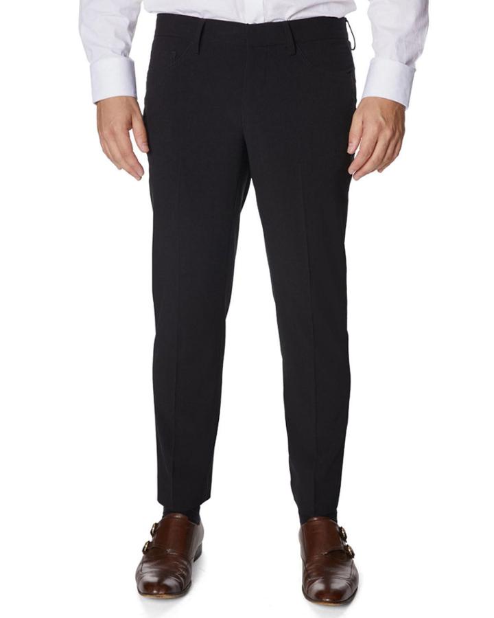 Men's Five-pocket Straight-leg Pants, Black