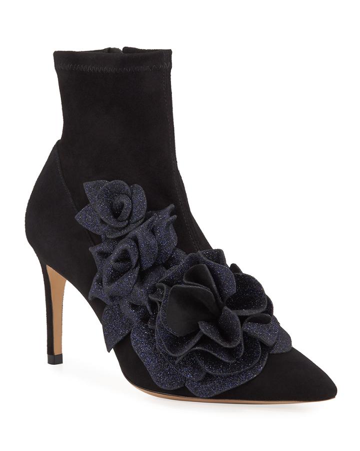 Jumbo Lilico Suede Ankle Booties