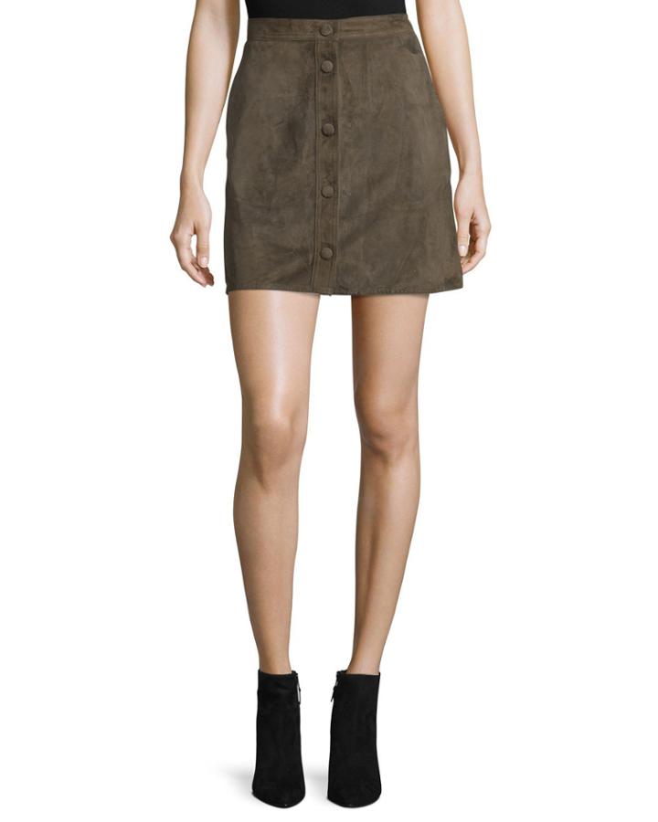 Suede High-rise Mini