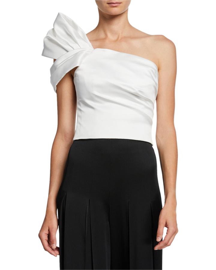 Catherine Satin Bow Bustier