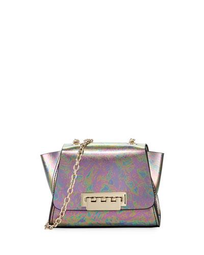 Eartha Iconic Mini Iridescent Leather Crossbody Bag