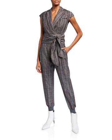 Revised Sartorial Check Jumpsuit
