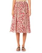 Leopard-print Gathered